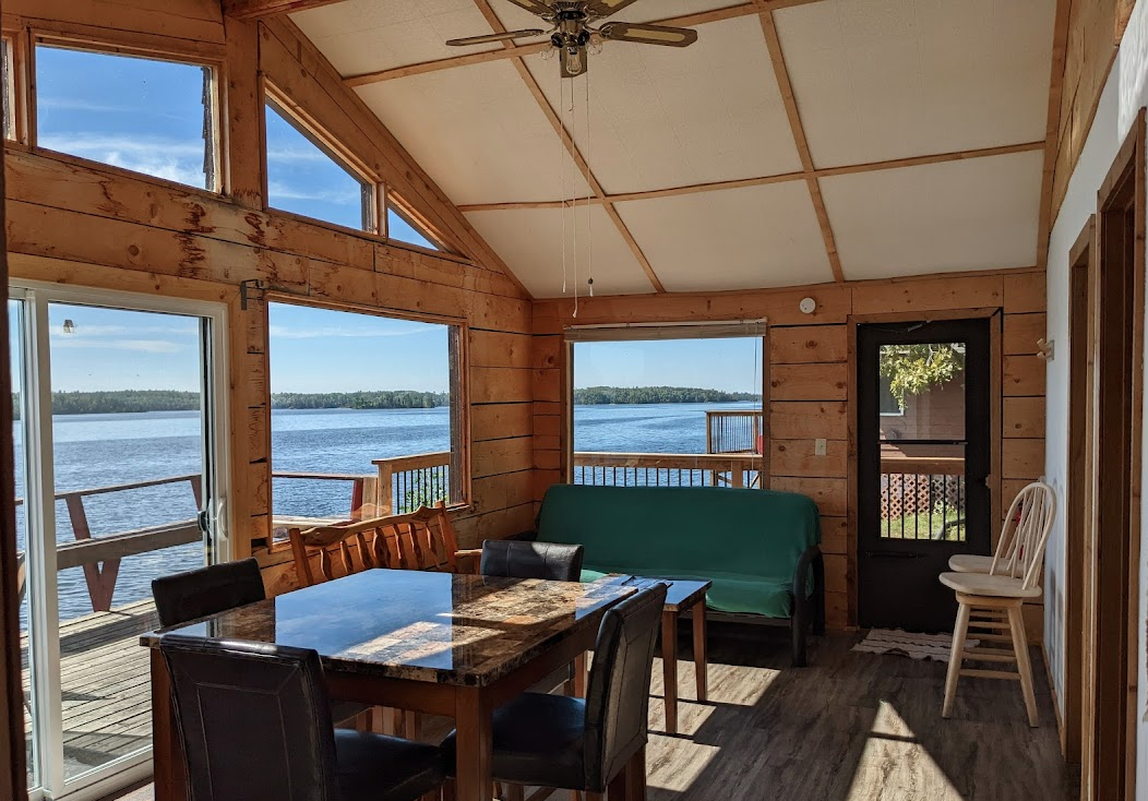 Lake of the Woods cabin view